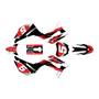 honda crf110f graphics kit 2019-2026 turbo series red