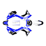 honda crf110f graphics kit 2019-2026 venom series blue