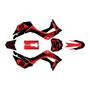 honda crf110f graphics kit 2019-2026 venom series red-shift
