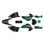 honda crf150f graphics kit 2003-2007 og series teal-shift
