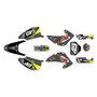 honda crf230f graphics kit 2003-2007 pecker series grey