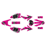 honda crf150f graphics kit 2008-2014 predator series magenta