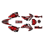 honda crf230f graphics kit 2003-2007 prime series red