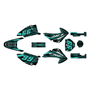 honda crf230f graphics kit 2003-2007 prime series teal