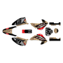 honda crf230f graphics kit 2003-2007 semper series red