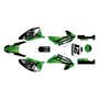 honda crf230f graphics kit 2003-2007 semper series green