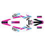 honda crf150f graphics kit 2008-2014 usa series magenta