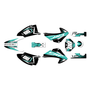 honda crf150f graphics kit 2003-2007 unit series teal