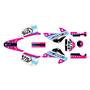 honda crf230f graphics kit 2003-2007 usa series magenta
