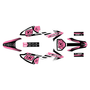 honda crf230f graphics kit 2008-2014 fh series pink