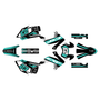 honda crf150f graphics kit 2015-2020 fh series teal