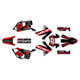 honda crf230f graphics kit 2015-2020 fh series red