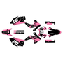honda crf150f graphics kit 2015-2020 spear series pink