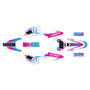 honda crf230f graphics kit 2008-2014 unit series magenta
