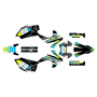 honda crf150f graphics kit 2015-2020 turbo series lime
