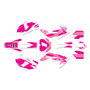 honda crf150r graphics kit 2007-2026 blazing series magenta
