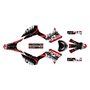 honda crf250f graphics kit 2019-2025 carnage series red