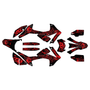 honda crf250l graphics kit 2012-2016 core series red-shift