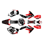 honda crf150r graphics kit 2007-2026 division series red