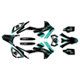 honda crf250l graphics kit 2012-2016 division series teal