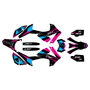honda crf250l graphics kit 2012-2016 division series magenta
