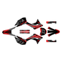 honda crf250f graphics kit 2019-2025 evader series red-shift