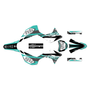 honda crf250f graphics kit 2019-2025 imperator series teal