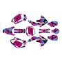 honda crf150r graphics kit 2007-2026 invasion series magenta