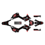 honda crf250f graphics kit 2019-2025 midgard series red