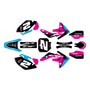 honda crf150r graphics kit 2007-2026 lightning series pink