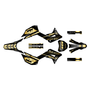 honda crf250f graphics kit 2019-2025 rebel series gold