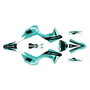 honda crf250f graphics kit 2019-2025 unit series teal