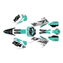 honda crf150r graphics kit 2007-2026 redeemer series teal