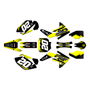 honda crf150r graphics kit 2007-2026 spear series yellow