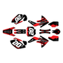 honda crf150r graphics kit 2007-2026 spear series red
