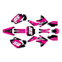 honda crf150r graphics kit 2007-2026 splash series magenta