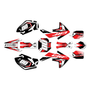 honda crf150r graphics kit 2007-2026 unit series red