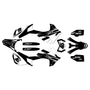 honda crf250l graphics kit 2017-2021 division series white