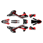 honda crf250r graphics kit 2022-2024 enigma series red