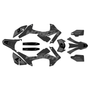 honda crf250l graphics kit 2017-2021 flight series gray