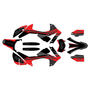honda crf250l graphics kit 2017-2021 imperator series dark-red