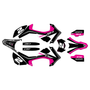 honda crf250l graphics kit 2017-2021 lightning series magenta