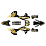 honda crf450r graphics kit 2021-2024 flight series gold