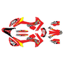 honda crf250l graphics kit 2017-2021 pecker series red
