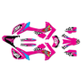 honda crf250l graphics kit 2017-2021 pecker series magenta