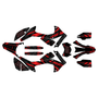 honda crf250l graphics kit 2017-2021 twitch series red