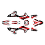honda crf250r graphics kit 2022-2024 unit series red-shift
