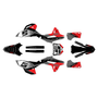 honda crf250r graphics kit 2022-2024 venom series red