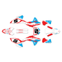 honda crf250r graphics kit 2022-2024 venom series red-blue