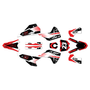 honda crf450r graphics kit 2025-2026 evader series red